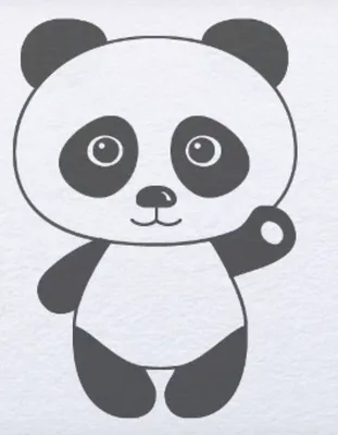 Рисунок панды для срисовки легкий - 46 фото