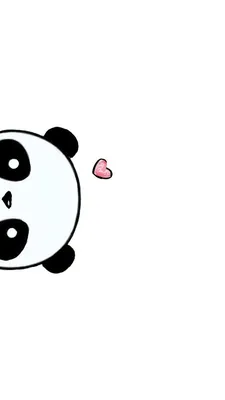 Panda💗 Рисунок панды, Рисунки панды, Панда, panda desenho kawaii