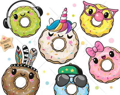 синий пончик PNG , пончики, пончик, питание PNG картинки и пнг рисунок для  бесплатной загрузки