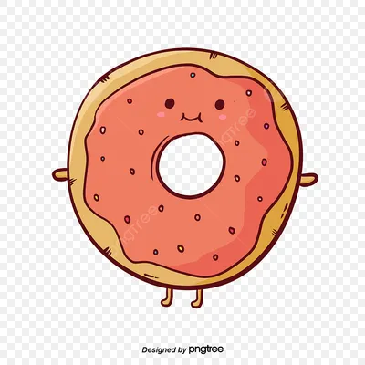 Рисунок пончик для детей - 56 фото