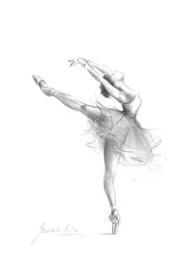 Танцующая девушка рисунок - 75 фото