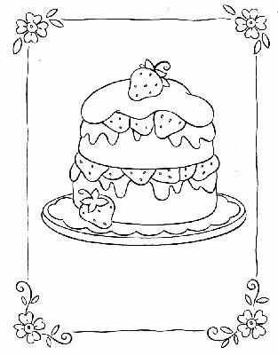 Как нарисовать торт карандашом поэтапно? Легкая инструкция для детей по  созданию рисунка красивого праздничного на день рождения торта