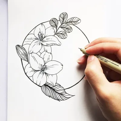 рисунки карандашом для срисовки очень легкие и красивые цветы: 6 тыс  изображений найдено в Яндекс.Картинках | Sketch book, Art reference photos,  Art journal