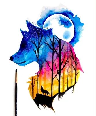 Волки — раскраски для детей скачать онлайн бесплатно
