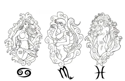 Красивые рисунки для срисовки знаки зодиака дева (43 шт)