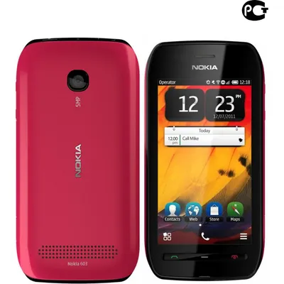 Смартфон Nokia 603 Black-Fuchsia купить в ОГО! | 51378 | цена |  характеристики