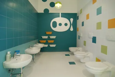 Туалетная комната в детском саду | Смотреть 30 идеи на фото бесплатно