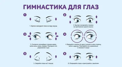 Гимнастика для глаз при близорукости – упражнения, ЛФК, массаж при миопии