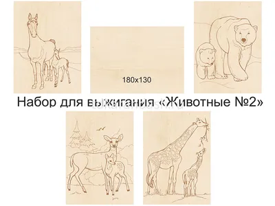 Набор для выжигания по дереву \"Любимые Животные\" (id 108126558), купить в  Казахстане, цена на Satu.kz