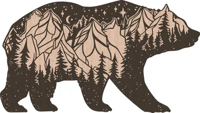 Картинка для выжигания \" Русский медведь \" Доски для выжигания/ для  рисования / рисунки для выжигания / картинки для выжигания / выжигание по  дереву / заготовка для поделок / для рукоделия /