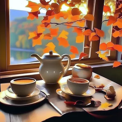 Кофе осенью в горах - 52 фото