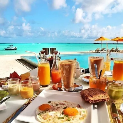 Завтрак на море картинки - 75 фото