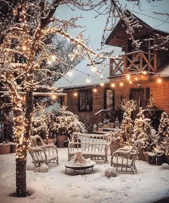Деревенский домик зимой :: Анна – Социальная сеть ФотоКто