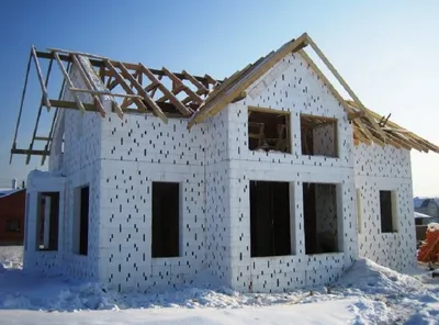 Зимнее строительство домов: основные особенности