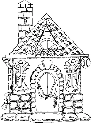 Дом сказки с балконом с цветками Иллюстрация вектора - иллюстрации  насчитывающей концепция, зодчества: 79815926