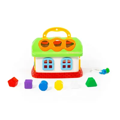 Сортер Полесье Сказочный домик, для малышей, 8 элементов, в сеточке, 48745  - купить с доставкой по выгодным ценам в интернет-магазине OZON (141699752)