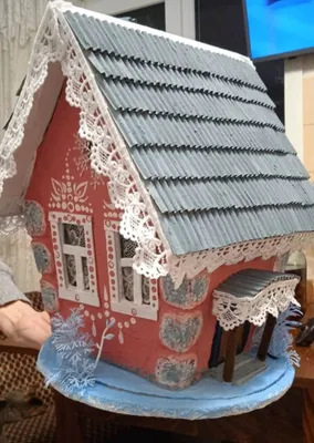 Сказочный домик из картона | Пикабу