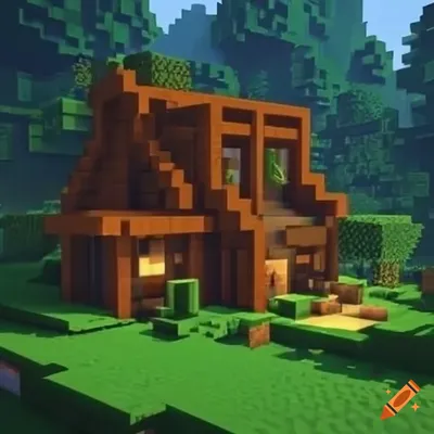 Красивый современный дом в Майнкрафт - VScraft