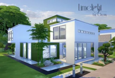 Скачать The Sims 4 \"Дом в современном стиле\" - Дома
