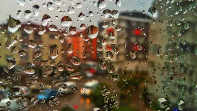 Капли дождя на стекле | Природа, Дождь за окном, Эстетика