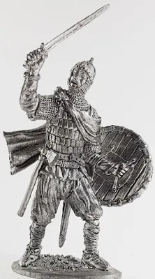 Древнерусский воин в кольчуге - кастомные фигурки Lego с принтами на теле  для Брикармс | Невабрик