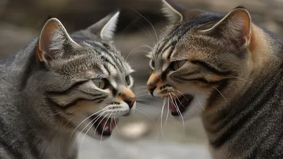 Две кошки в теле одной: как выглядит редкое двуликое животное
