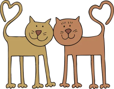 Франц Марк - Две кошки, 1912, 98×74 см: Описание произведения | Артхив
