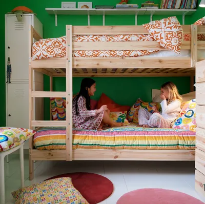Двухъярусная кровать Green Mebel домик бэйби люкс_2-02Bx97.5x225 см -  купить по выгодной цене в интернет-магазине OZON (1006179688)