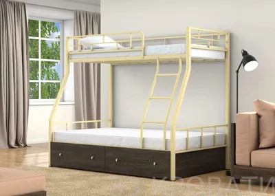 Двухъярусная кровать Формула мебели Толедо 1 — купить недорого в mebHOME.  Цены от производителя. Размеры и фото. Отзывы. | Формула Мебели