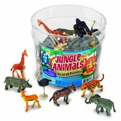 Купить 9шт Декор для вечеринки в стиле джунглей Животные джунглей Соты для  детского душа | Joom