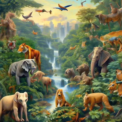 Животные джунглей - фото и картинки: 63 штук