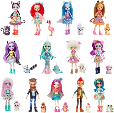 Набор Enchantimals Королевские друзья куклы с питомцами GYN58 купить по  цене 3499 ₽ в интернет-магазине Детский мир