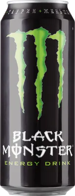 Энергетический напиток Monster Energy Green / Монстер ж/банка 0.449 л (12  штук) - купить в Москве | цены с доставкой