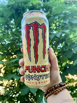 Энергетический напиток Black Monster Pacific punch - «Pacific punch от  Monster - тихоокеанская волна вкуса и энергии! Достойный вариант  \"мультифрукта\", на вкус так же хорош, как и на вид.» | отзывы