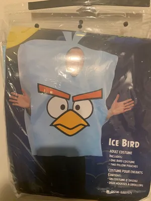 New Angry Birds Space Ice Bomb Bird Adult Costume | eBay