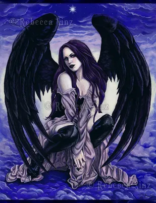 Beautiful Fantasy Angel with Huge Wings in Heaven · Creative Fabrica