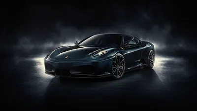 Обои на рабочий стол Ferrari F430 Blackangel, by DuronDesign, обои для рабочего  стола, скачать обои, обои бесплатно