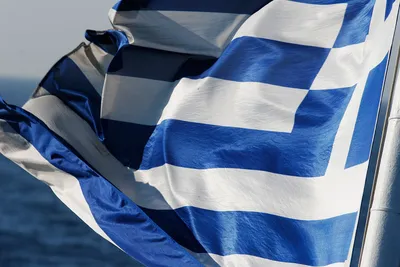 Флаг Греции. Обои для рабочего стола. 1920x1230