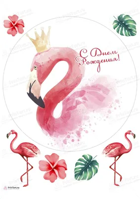Купить картину Фламинго в Москве от художника Рослик Евгения
