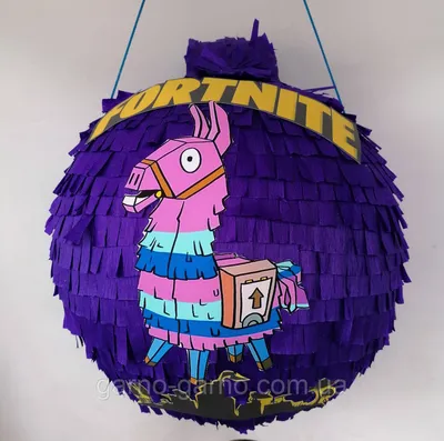 Fortnite Lama Birthday cake! (filled with Smarties) 😃🎂🎉 :  r/cakedecorating