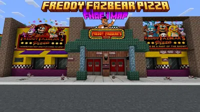 Freddy Fazbear's Pizza Renewed Ft. BonnieProductions [Bedrock] Minecraft Map