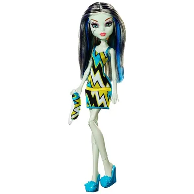 Кукла 'Фрэнки Штейн' (Frankie Stein), 'Пижамная вечеринка', 'Школа Монстров'  Monster High, Mattel [DPC42]
