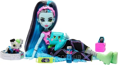 Кукла Monster High Frankie Stein - Монстр Хай Страшные секреты Френки Штейн  HNF75 - купить с доставкой по выгодным ценам в интернет-магазине OZON  (1240277873)