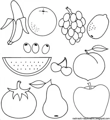 Рисунки простые фрукты (47 фото) » Рисунки для срисовки и не только