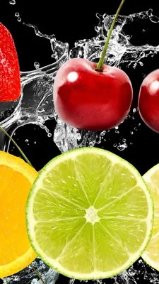 вкусные фрукты в воде Фон Обои Изображение для бесплатной загрузки - Pngtree