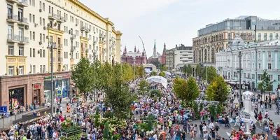 Москва и область. Вид сверху.