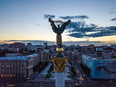 Вид сверху: Киев с высоты птичьего полета