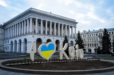 Киев, памятник основателям города - Фотобанк Олега Жария