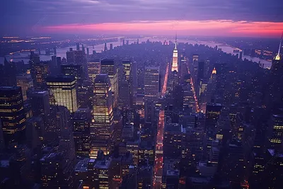 Блеск и нищета города Нью-Йорк …» — создано в Шедевруме
