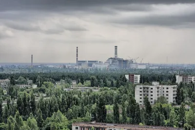 Город Припять до и после Чернобыльской катастрофы